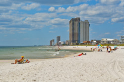 Panama City Beach, Florida Condos overlooking the Gulf of Mexico.
