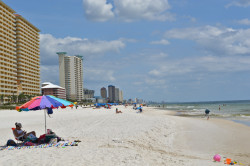 Panama City Beach, Florida Condos overlooking the Gulf of Mexico.