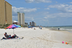 Panama City Beach, Florida Condos overlooking the Gulf of Mexico.