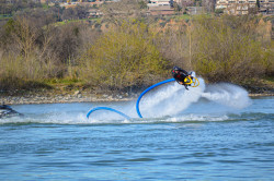 Water Jet propelled surf board and pack in Redding, California