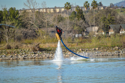 Water Jet propelled surf board and pack in Redding, California
