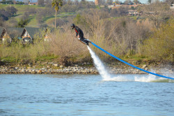 Water Jet propelled surf board and pack in Redding, California