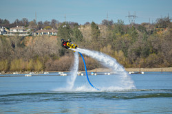 Water Jet propelled surf board and pack in Redding, California