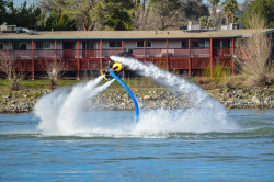 Water Jet propelled surf board and pack in Redding, California