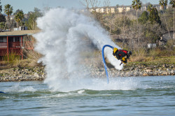 Water Jet propelled surf board and pack in Redding, California