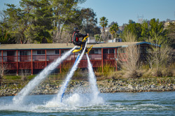 Water Jet propelled surf board and pack in Redding, California