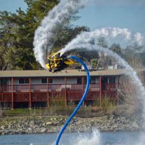Water Jet propelled surf board and pack in Redding, California