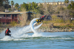 Water Jet propelled surf board and pack in Redding, California