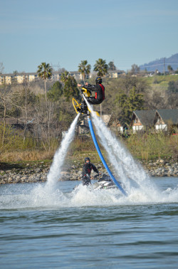 Water Jet propelled surf board and pack in Redding, California