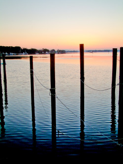 Sunrise on the bayou in Panama City Beach, FL.