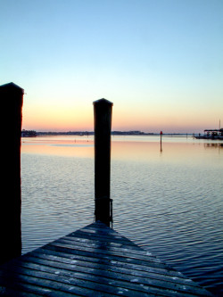Sunrise over the bayou at Panama City Beach, FL.
Florida scenic docks